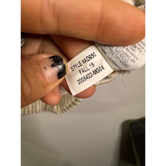 Madewell Flannel Sunday Shirt in Creeland Stripe size small - Picture 8 of 9